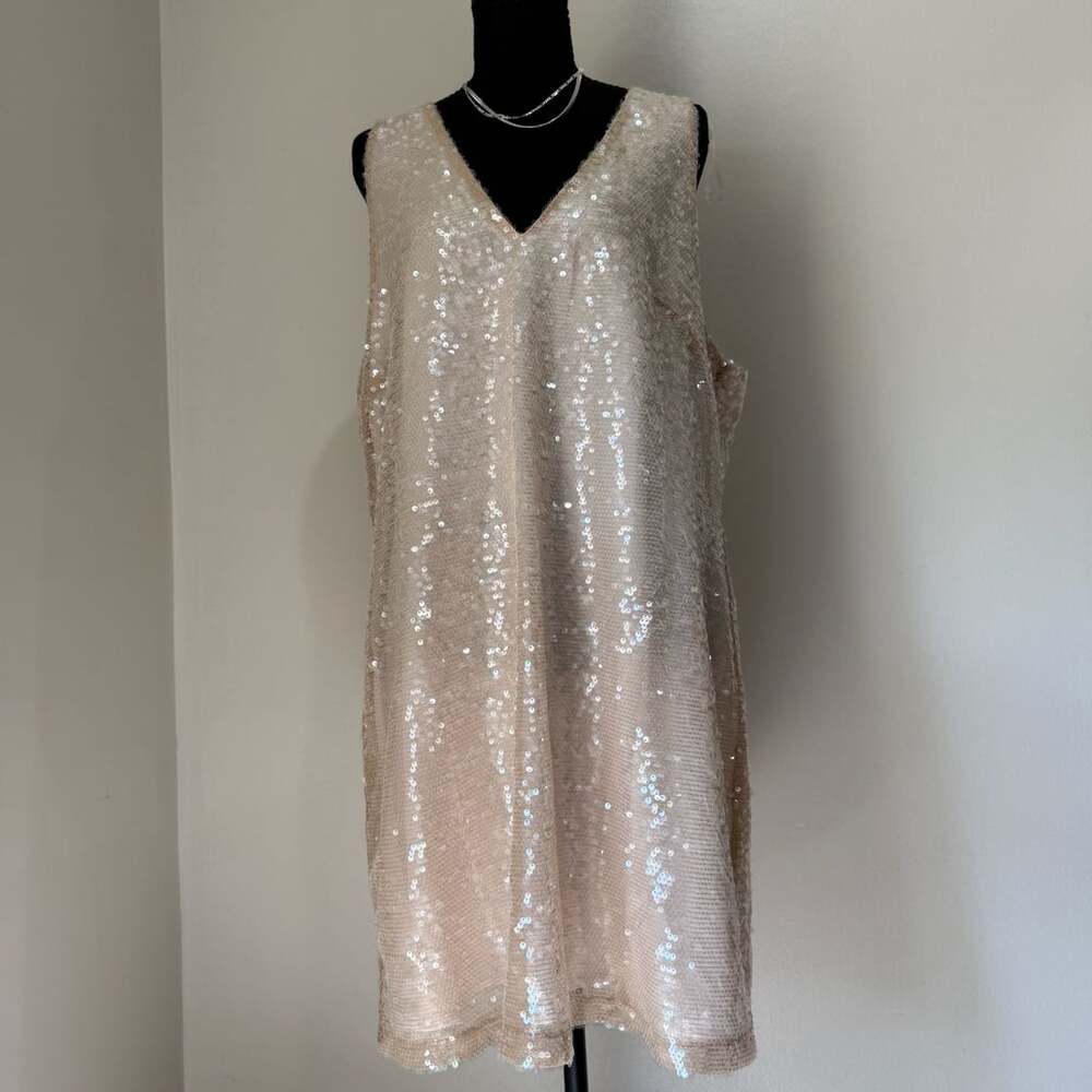 Whimsical Fairycore Sequined Sparkle Dress- XL
